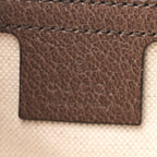 Soft GG Supreme Monogram Medium Ophidia Belt Bag Dark Brown