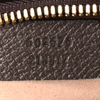GG Supreme Monogram Mini Ophidia Top Handle Shoulder Bag Brown