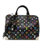 LV X TM Monogram Multicolor Speedy Soft 30 Black