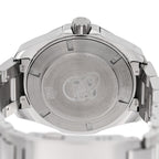Stainless Steel 43mm Aquaracer 300M Automatic Watch Black WAY201F