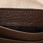 GG Supreme Monogram Textured Dollar Calfskin Web Mini Ophidia Convertible Shoulder Bag Beige Ebony New Acero