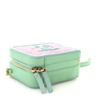 Caviar Quilted Small CC Filigree Vanity Case Pink Green Blue