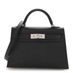 Epsom Mini Kelly Sellier 20 Black
