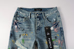 PURPLE  Fashion Jeans 9072