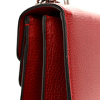 Dollar Calfskin Swarovski Crystal Small Dionysus Shoulder Bag Hibiscus Red
