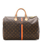 Monogram My LV Heritage Speedy 40 Orange Navy
