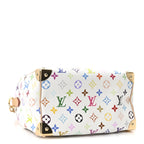 LV X TM Monogram Multicolor Speedy Bandouliere 25 White
