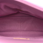 Goatskin Quilted Medium Chanel 19 Flap Purple