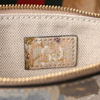 GG Supreme Monogram Water Flora Web Large Ophidia Tote Beige White Multicolor