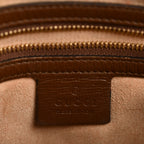 GG Supreme Monogram Small Horsebit 1955 Shoulder Bag Beige Brown Sugar