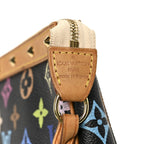 Monogram Multicolor Pochette Accessories Black