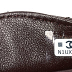 Lambskin Quilted Mini Double Flap With Hook Dark Brown