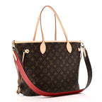 Monogram Inside Out Neverfull Bandouliere MM Rouge Sari
