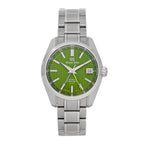 Stainless Steel 40mm Heritage Collection GMT Automatic Watch Green SBGJ259