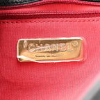 Lambskin Quilted Large Chanel 19 Flap Black