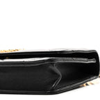 Lambskin Quilted Chanel 19 Wallet On Chain WOC Black