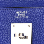 Taurillon Clemence Kelly Retourne 32 Bleu Electrique