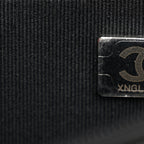 Caviar Quilted Chanel 19 Wallet On Chain WOC Black White