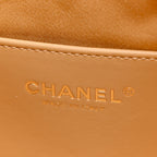 Braided Raffia Calfskin Quilted Mini Chanel 25 Handbag Beige Black