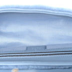 Merino Wool Matelasse Small GG Marmont Shoulder Bag Cadet Blue