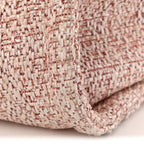 Lurex Boucle Deauville Medium Tote Pink
