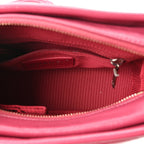 Aged Calfskin Quilted Small Gabrielle Hobo Fuchsia