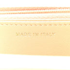 Caviar Quilted Wallet on Chain WOC Beige