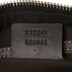 GG Supreme Monogram Belt Bag Dark Brown