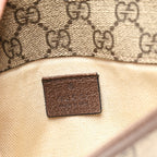GG Supreme Monogram Neo Vintage Web Belt Bag Brown