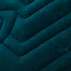 Velvet Matelasse Small GG Marmont Chain Shoulder Bag Pavone Cyan