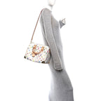 LV X TM Monogram Multicolor Speedy Bandouliere 25 White