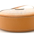 X DISNEY Mini Vintage GG Supreme Monogram Mickey Mouse Round Shoulder Bag Beige Vintage Sun Oil