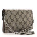 GG Supreme Monogram Super Mini Dionysus Shoulder Bag Taupe