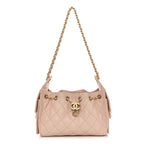Caviar Quilted Mini Chanel 25 Handbag Light Pink