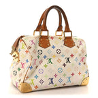 Monogram Multicolor Speedy 30 White