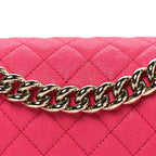 Caviar Quilted Medium Boy Flap Pink