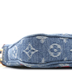LV X TM Monogram Denim Cerises Pochette Accessories Blue