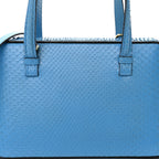 Snakeskin Small Postal Bag Sky Blue
