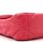 Lambskin Quilted Medium Chanel 19 Flap Dark Pink