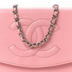 Caviar Timeless CC Wallet on Chain WOC Pink