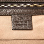 GG Supreme Monogram Medium Ophidia Shopping Tote Brown
