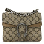 GG Supreme Monogram Mini Dionysus Shoulder Bag Taupe