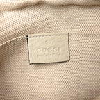 Pebbled Calfskin Small Soho Disco Bag Off White