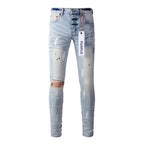 PURPLE  Fashion Jeans 9006