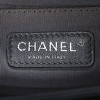 Lambskin Quilted Medium Boy Flap Black