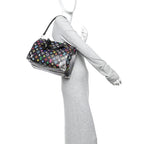 LV X TM Monogram Multicolor Speedy Soft 30 Black