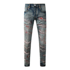 PURPLE  Fashion Jeans 9114