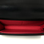 Lambskin Quilted Chanel 19 Wallet On Chain WOC Black