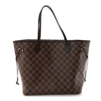 Damier Ebene Neo Neverfull MM Rose Ballerine