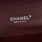Lambskin Quilted Jumbo Double Flap Black
